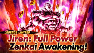 DRAGON BALL LEGENDS quotLL Jiren Full Powerquot Zenkai Awakening [upl. by Notlek200]