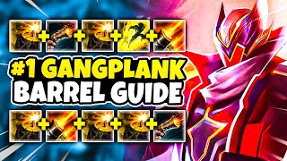 THE ULTIMATE SEASON 12 GANGPLANK GUIDE  BARRELS amp RUNES  League of Legends [upl. by Kask]