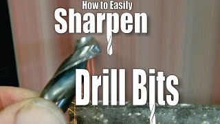 DIY How to Easily Sharpen Drill bits [upl. by Lahcym]