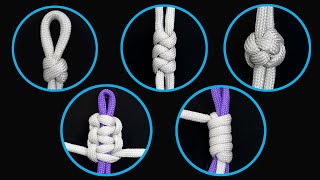 Nudos básicos para hacer pulseras paracord [upl. by Ahsekyt]