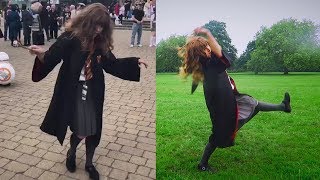 Dancing Hermione LeviOH SHE DID THAT [upl. by Yellat]