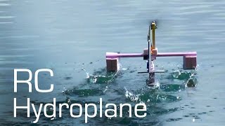 RC Foam Hydroplane  RCTESTFLIGHT [upl. by Meakem]