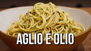 Spaghetti Aglio E Olio  Garlic And Oil Pasta Recipe [upl. by Plank]