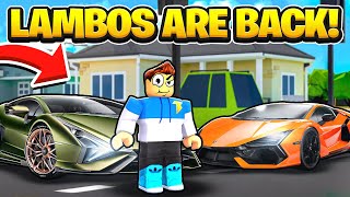 NEW TRAILER UPDATE AND LAMBORGHINIS ARE BACK IN CAR DEALERSHIP TYCOON [upl. by Adnawt981]