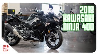 2018 Kawasaki Ninja 400  First Ride [upl. by Moffitt]