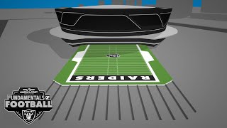 Allegiant Stadiums Retractable Field Tray  FUNDamentals of Football  Las Vegas Raiders [upl. by Disraeli]