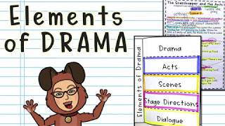 Elements of Drama Interactive Lesson for Beginners [upl. by Hanzelin]