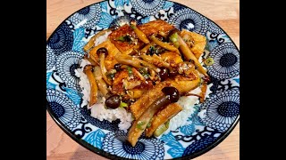 Tasty Tofu and Shimeji Mushrooms Stir Fry [upl. by Gypsie249]