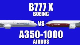 Boeing 777x vs A3501000  Which one is your favorite [upl. by Petra]