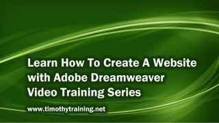 1  Introduction to Dreamweaver Tutorial CS5 [upl. by Vijnas]