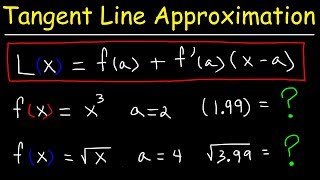 Linearization in Calculus Examples and Applications [upl. by Ilyak]