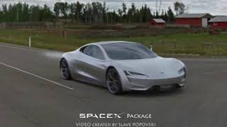 Tesla Roadster Concept Video Shows 11Seconds 060 mph Acceleration With Spacex Thruster [upl. by Nnor]