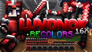 Luvonox 150K 16x FPS Pack Release  Recolors  Minecraft PvP Resourcepack 1718 [upl. by Dowski]