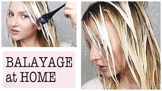 Balayage At Home  How to [upl. by Erimahs516]