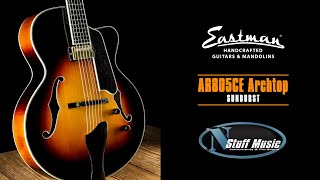 Eastman AR805CE Archtop  InDepth Look [upl. by Ahsyen]