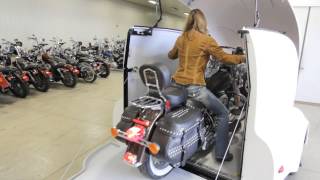 1 bike Fliptop Trailer from Ironhorse Trailers [upl. by Katey]