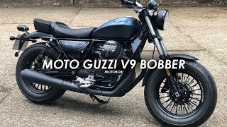 2019 Moto Guzzi V9 Bobber First Ride amp Review [upl. by Mogerly]