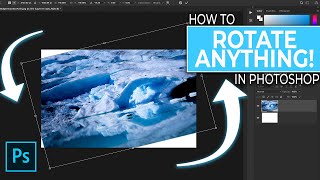 How To Rotate Images And Layers In Photoshop [upl. by Haras]