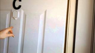 How To Install A Peephole  Door Viewer In An Exterior Door [upl. by Ahsenev]