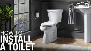 How to Replace and Install a Toilet [upl. by Addiel]