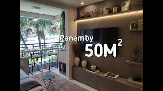 Apartamento Decorado Panamby  50 Metros Quadrados [upl. by Anaiq]