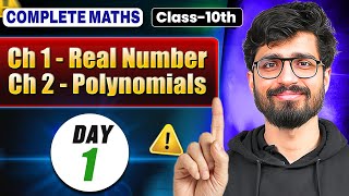 Class 10 Maths  Day 1  Real Numbers amp Polynomials  Class 10  Alakh Pandey  Ritik Sir [upl. by Yolanda]