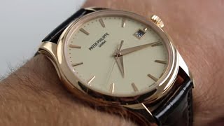 Patek Philippe Calatrava Ref 5227R001 Watch Review [upl. by Eilrebmik]