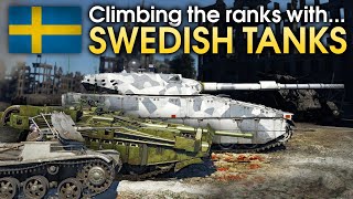 Climbing the ranks with SWEDISH TANKS  War Thunder [upl. by Tzong999]