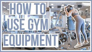 HOW TO USE GYM EQUIPMENT  Lower Body Machines [upl. by Eenafets898]