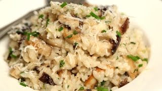 Mushroom Risotto  Rice Recipes  Italian Cuisine  Ruchis Kitchen [upl. by Nami938]