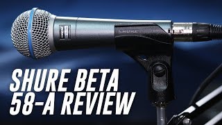 Shure Beta 58A Dynamic Mic Review  Test [upl. by Kresic]