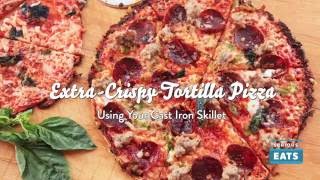 Cast Iron Tortilla Pizza [upl. by Baggott]