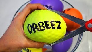 How to Make ORBEEZ BEADOS amp Play Foam Slime with Balloons [upl. by Scurlock]