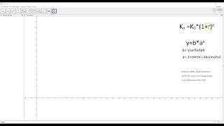 Renteformlen i geogebra [upl. by Ofilia]