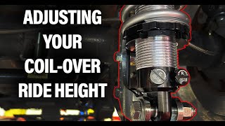 How To Adjust CoilOver Ride Height [upl. by Enirehtakyram344]