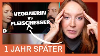 1 Jahr später Veganerin vs Fleischesser  Reaktion auf DISKUTHEK [upl. by Eelanaj]