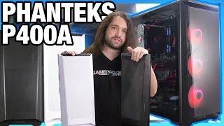 Phanteks P400A Digital Case Review High Airflow Mesh amp Panel Testing [upl. by Edak]