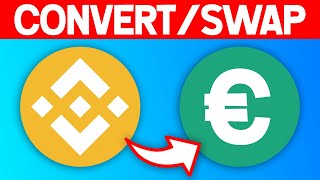 How to Convert BNB to EUR on Binance 2021 [upl. by Fatima802]