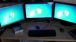 Triple Monitor Setup on a Single Video Card [upl. by Hanoy]