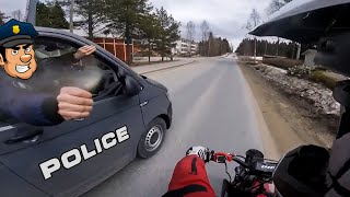 BIKERS VS COPS👮🏻‍♂️ INTENSE 10 MINUTES [upl. by Ssalguod763]