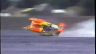 Unlimited Hydroplane Crash Video [upl. by Airun]