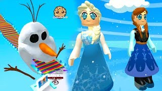 Frozen Inspired Roblox OBBY  Worlds [upl. by Riker]