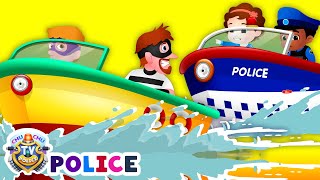 ChuChu TV Police Boat Chase Episode  ChuChu TV Police Fun Cartoons for Kids [upl. by Polak]