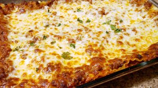 Homemade Lasagna Recipe  Easy amp Delicious  The simple way [upl. by Selassie905]