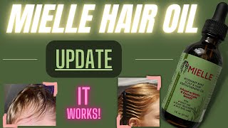 MIELLE ROSEMARY HAIR OIL UPDATE IT WORKS RAPID HAIR GROWTH [upl. by Allie]