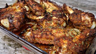 The BEST Baked Turkey Wings Recipe [upl. by Eeleimaj]