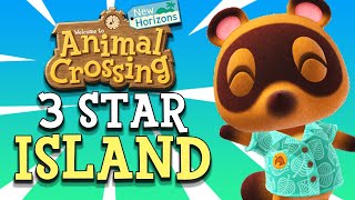 5 EASY STEPS How to Get a 3 Star Island in Animal Crossing New Horizons Step by Step Guide [upl. by Amaso]