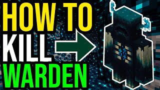 How To KILL WARDEN In Minecraft [upl. by Stirling]