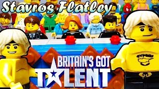 Lego Britains Got Talent  Stavros Flatley Audition [upl. by Mcconaghy]