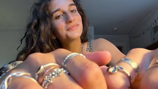 lofi ASMR  hand movements camera tapping and RINGS [upl. by Lihcox521]